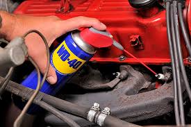 ניקוי מנוע עם WD40