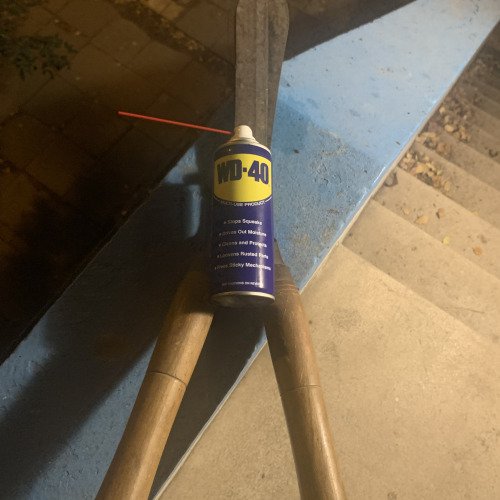 שימון מזמרה מקצועית עם WD-40