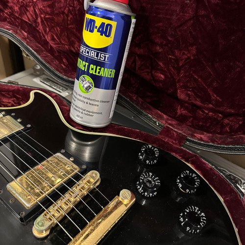 תיקון מגעים - כפתור ווליום בגיטרה